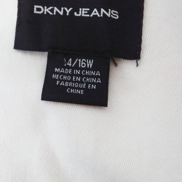 DKNY Jean Vest - White - Picture 5 of 5